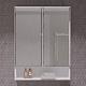 Opadiris Мебель для ванной Фреш 120 R под стиральную машину подвесная белая – картинка-30